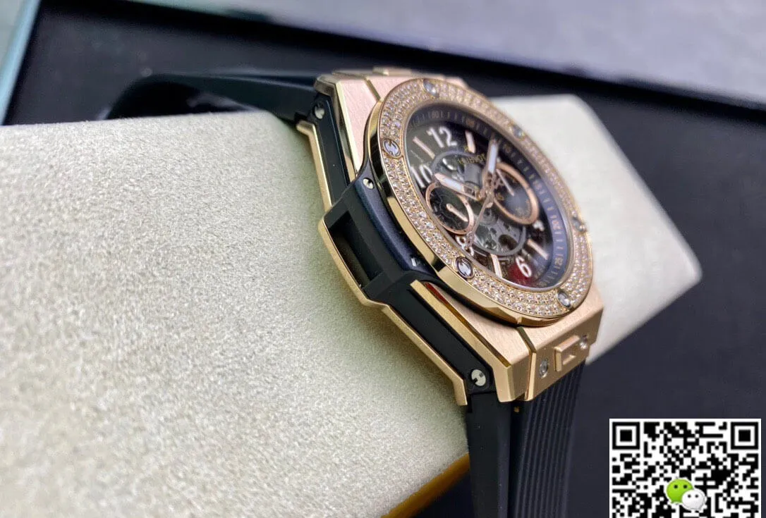 Hublot BIG BANG 421.OX.1180.RX.1104 ZF Factory 1:1 Best Edition Replica Watch Diamond-Set Bezel